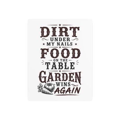 Garden Win  Metal Art Sign
