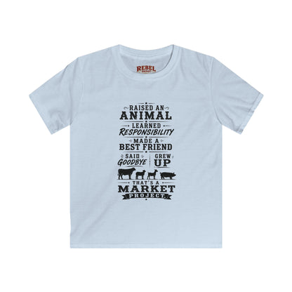 Market Project. Grew Up.   Kids Size T-Shirts