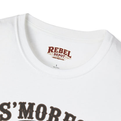 Smores Whiskey and Music   Adult Size T-Shirt