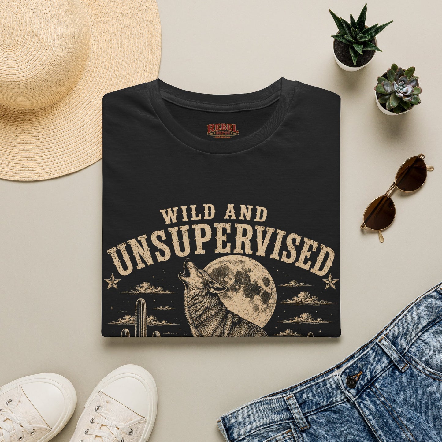 Wild and Unsupervised Cowboy T-Shirt