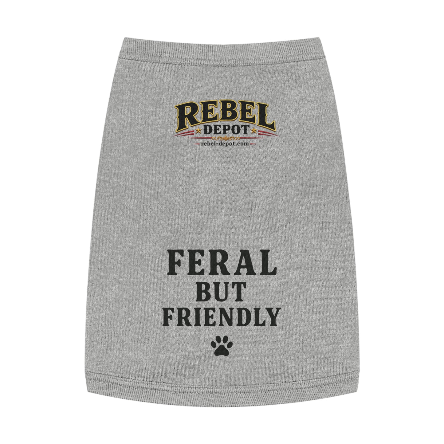 Feral But Friendly  Pet Tank Top