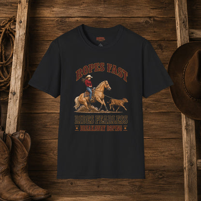 Ropes Fast Breakaway Roping  Adult T-Shirt
