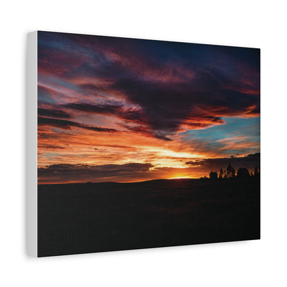 Country Sunset Matte Canvas Art