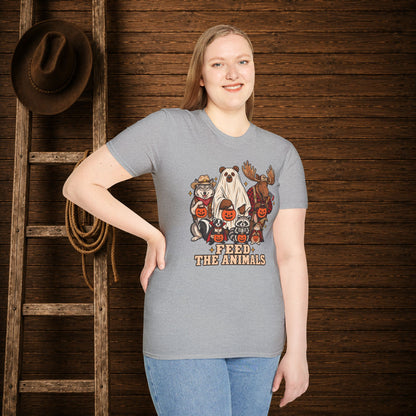 Feed The Animals   Adult Size T-Shirt