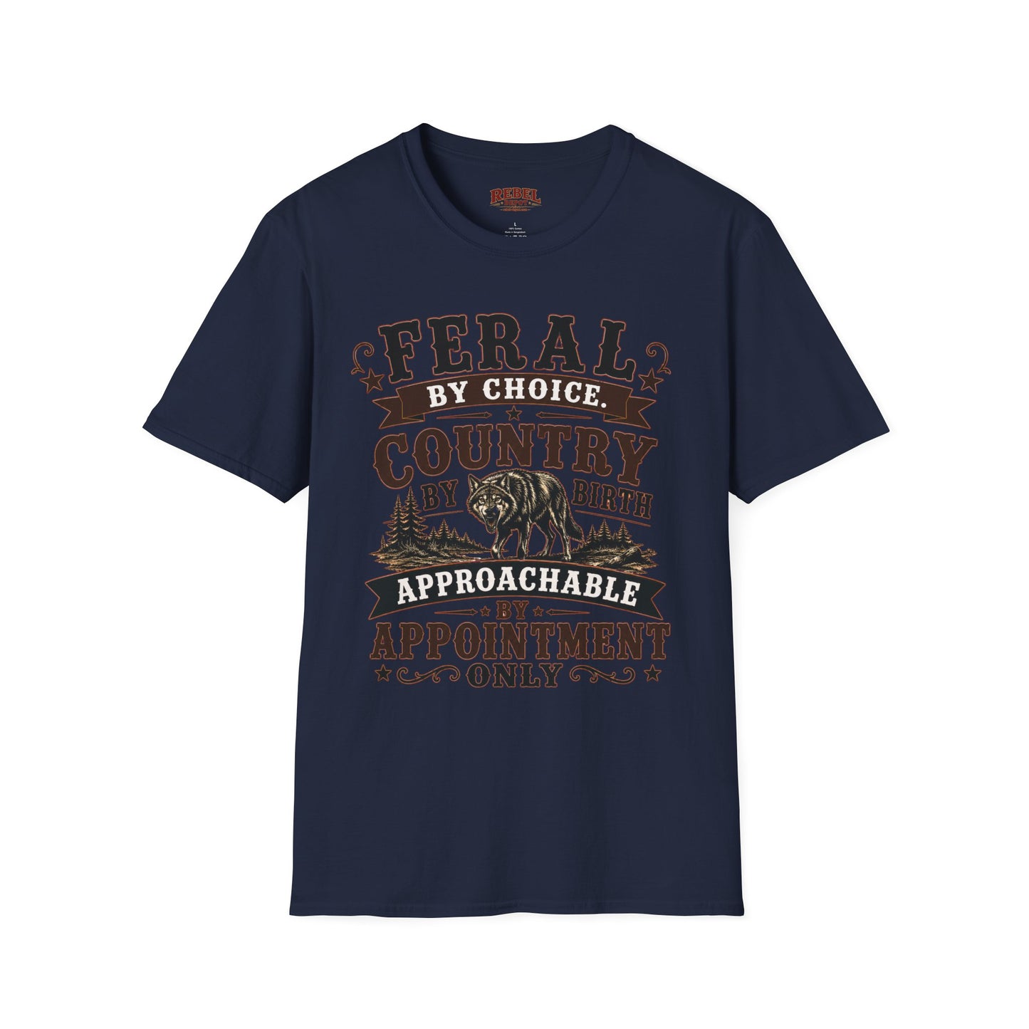 Feral By Choice  Adult Size T-Shirt