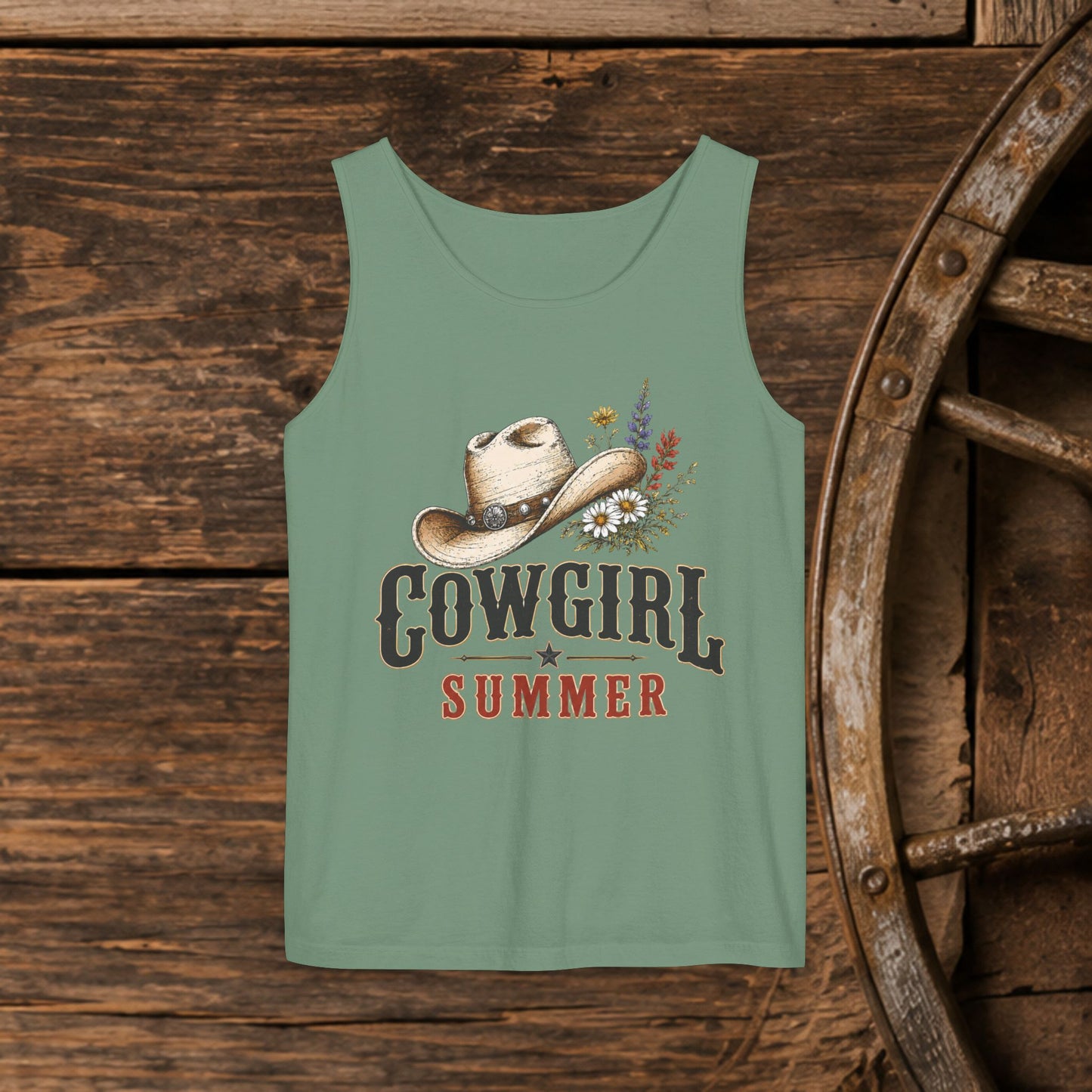 Cowgirl Summer   Adult Unisex Tank Top