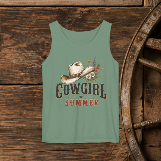 Cowgirl Summer   Adult Unisex Tank Top