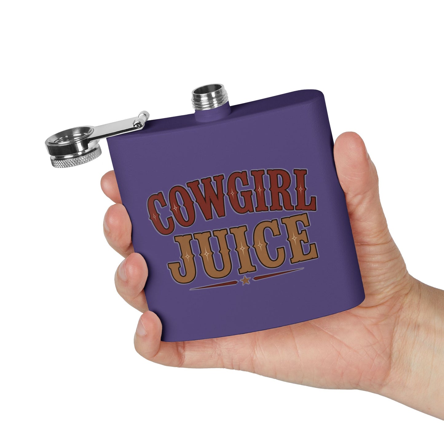 Cowgirl Juice  Stainless Steel Flask, 6oz