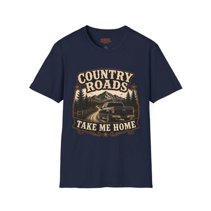 Country Roads Ford  Adult Size T-Shirt