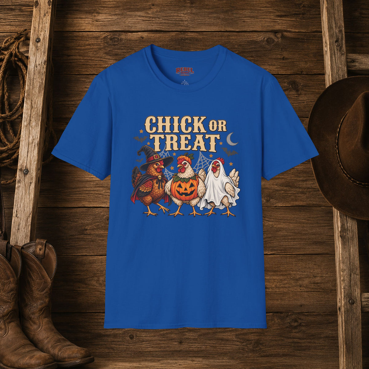 Chick Or Treat   Adult Size T-Shirt