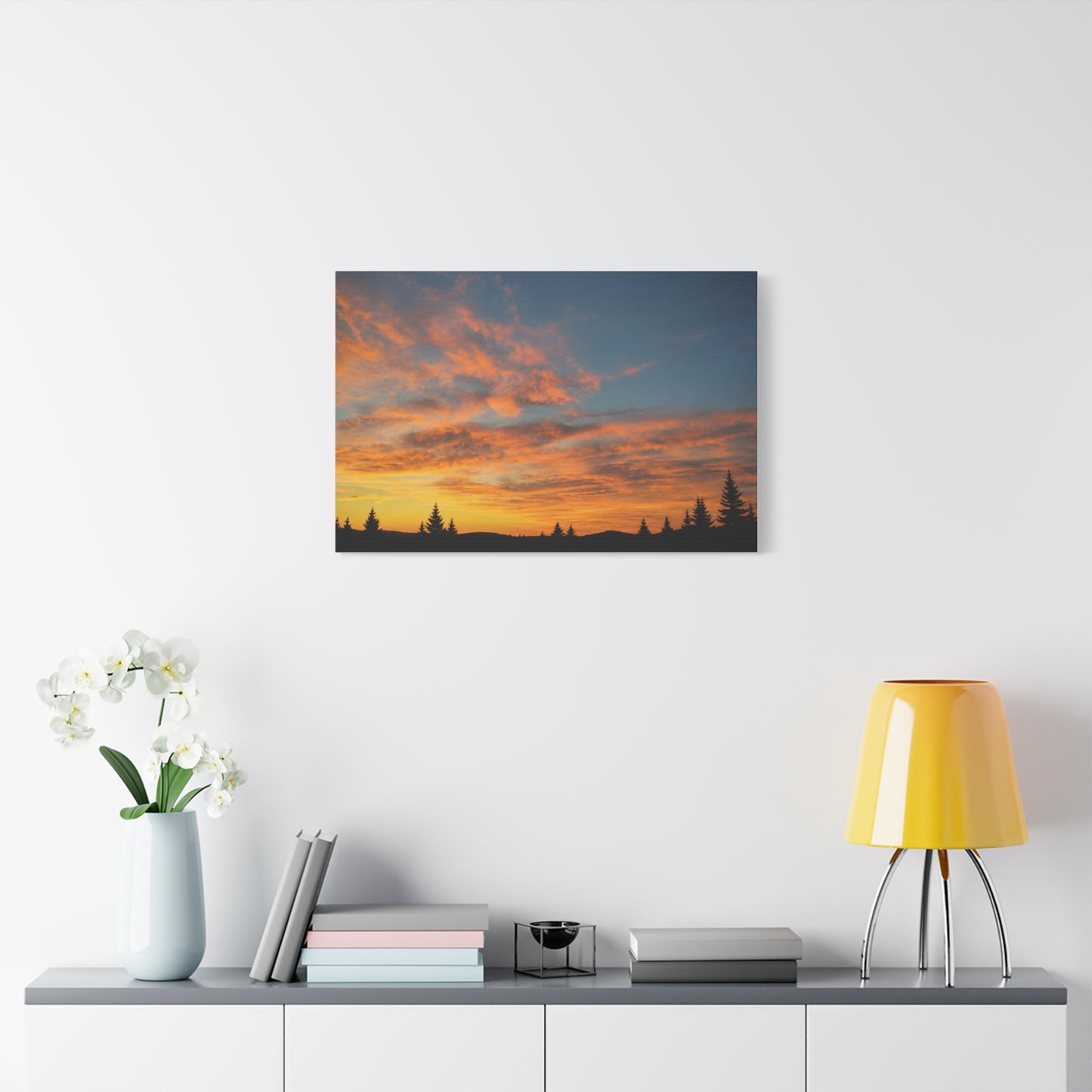Country Sunrise  Matte Canvas Art