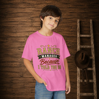 Ranch Manager Youth T-Shirt