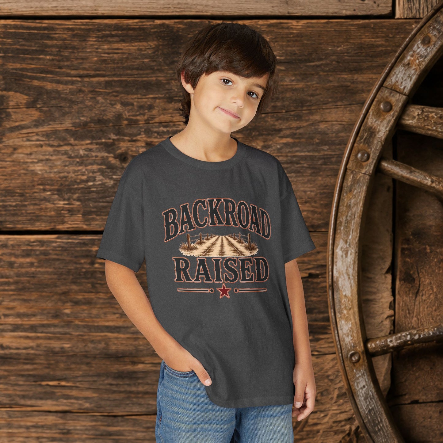 Backroad Raised  Youth Size T-Shirt