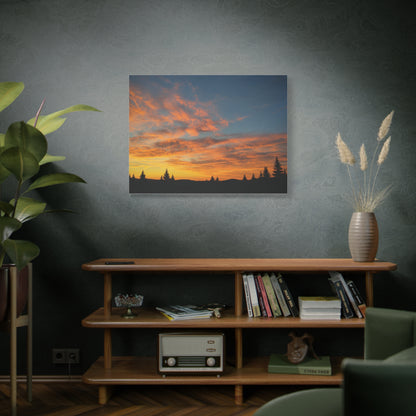 Country Sunrise  Matte Canvas Art