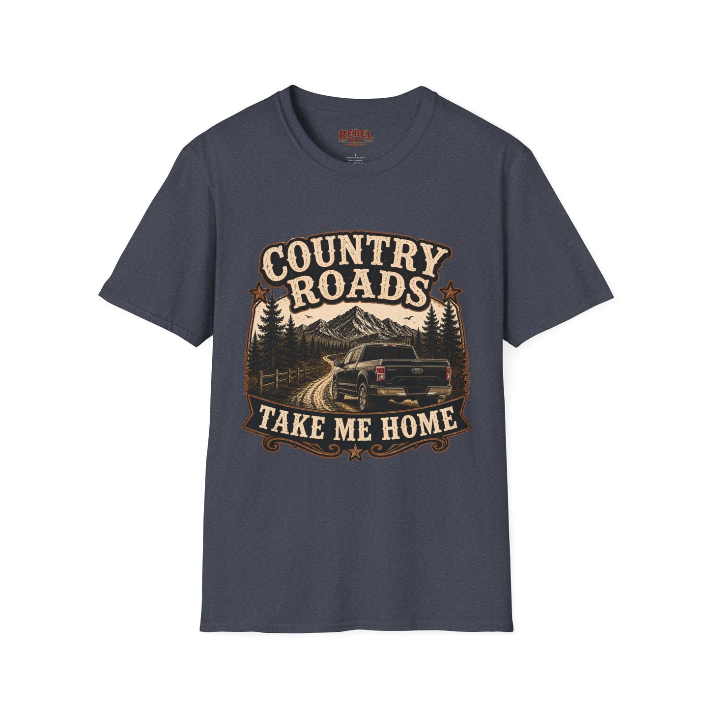 Country Roads Ford  Adult Size T-Shirt
