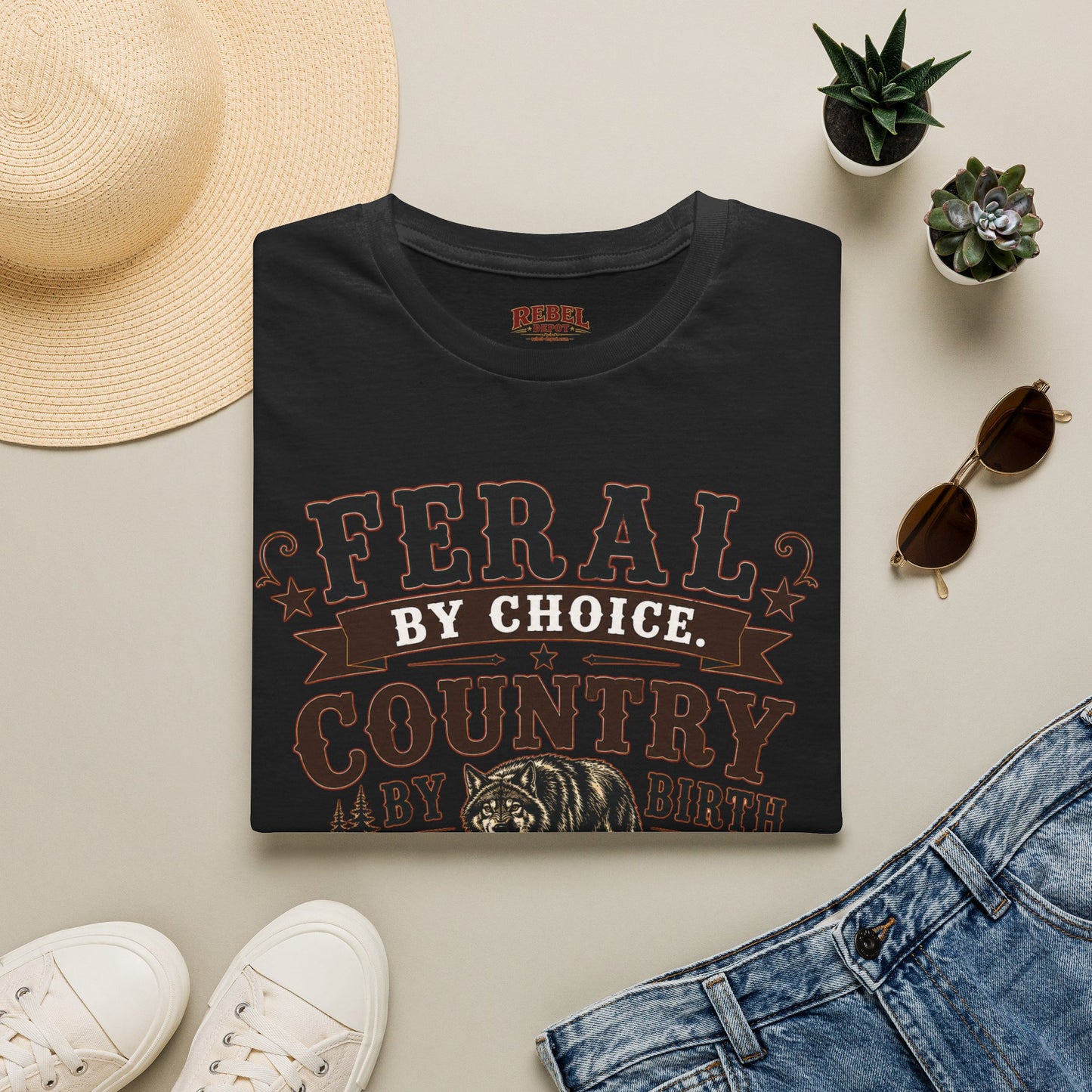 Feral By Choice  Adult Size T-Shirt