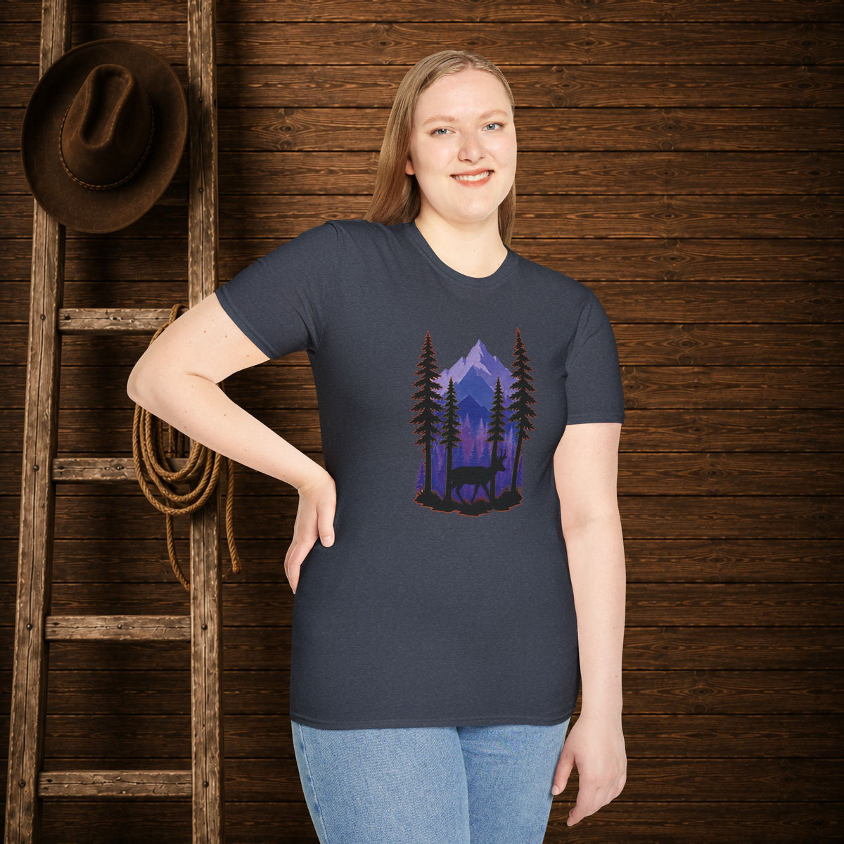 Twilight Pronghorn   Adult Size T-Shirt