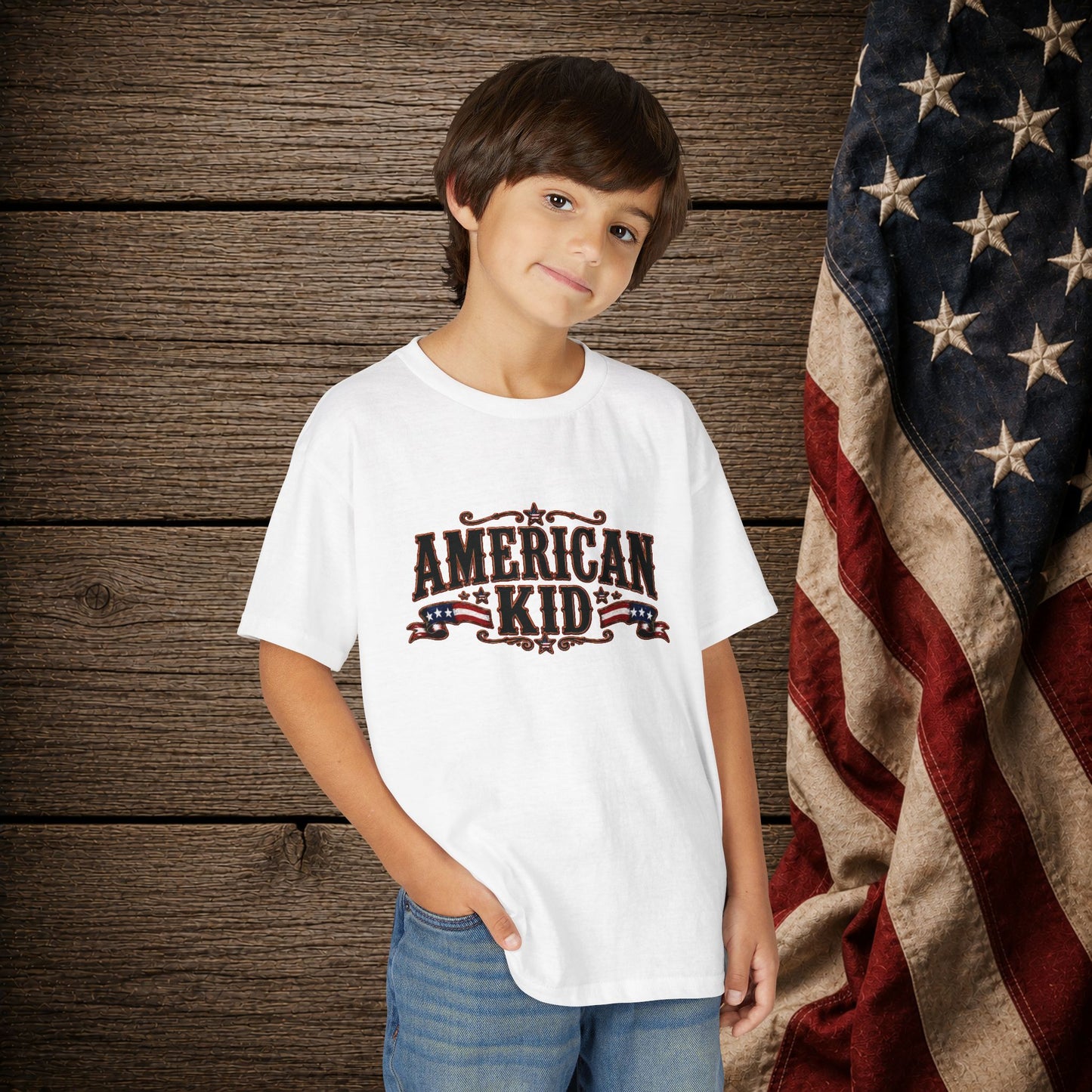 American Kid Patriot  Youth T-Shirt