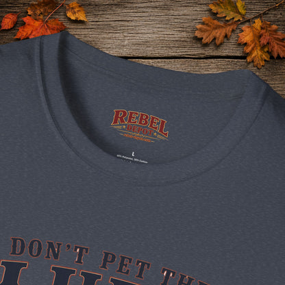 Don't Pet the Fluffy Cowboy  Adult T-Shirt