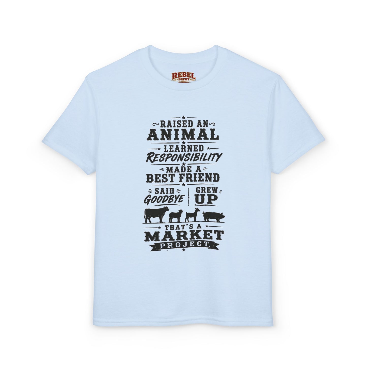 Market Project. Grew Up.  Youth T-Shirt