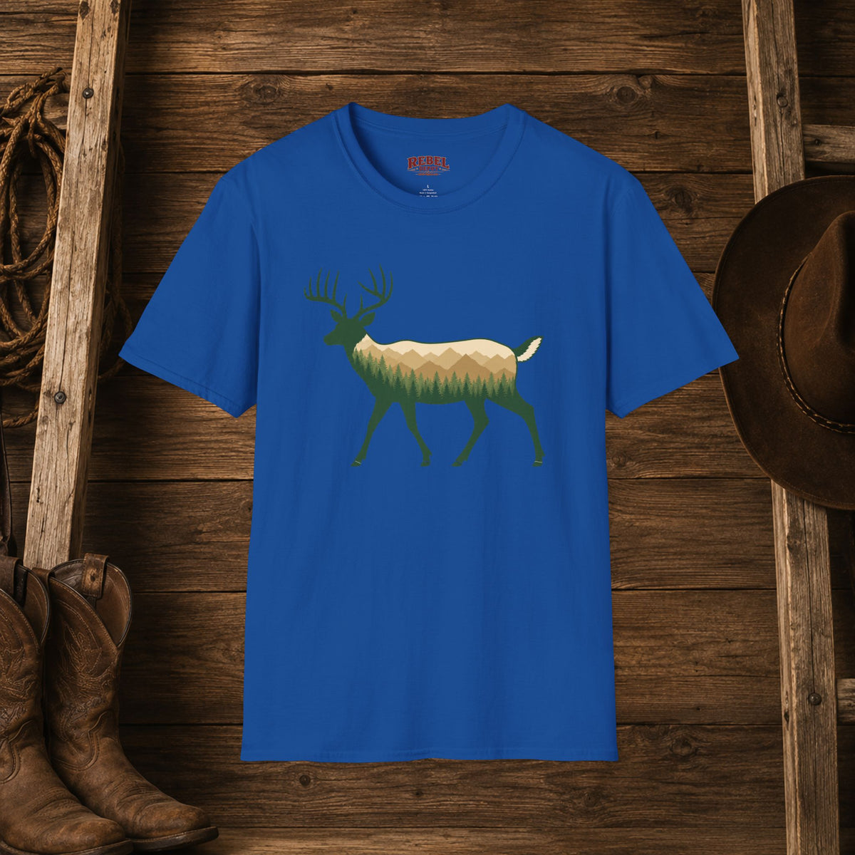Wilderness Buck   Adult Size T-Shirt
