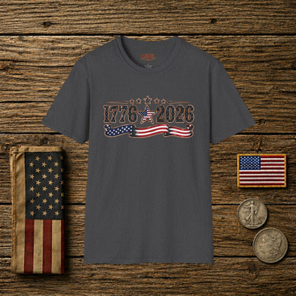 1776 - 2026 Patriot  Adult Size T-Shirt
