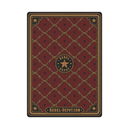 Barbwire and Star  Poker Cards