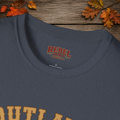 Outlaws Ride Wild   Adult Size T-Shirt