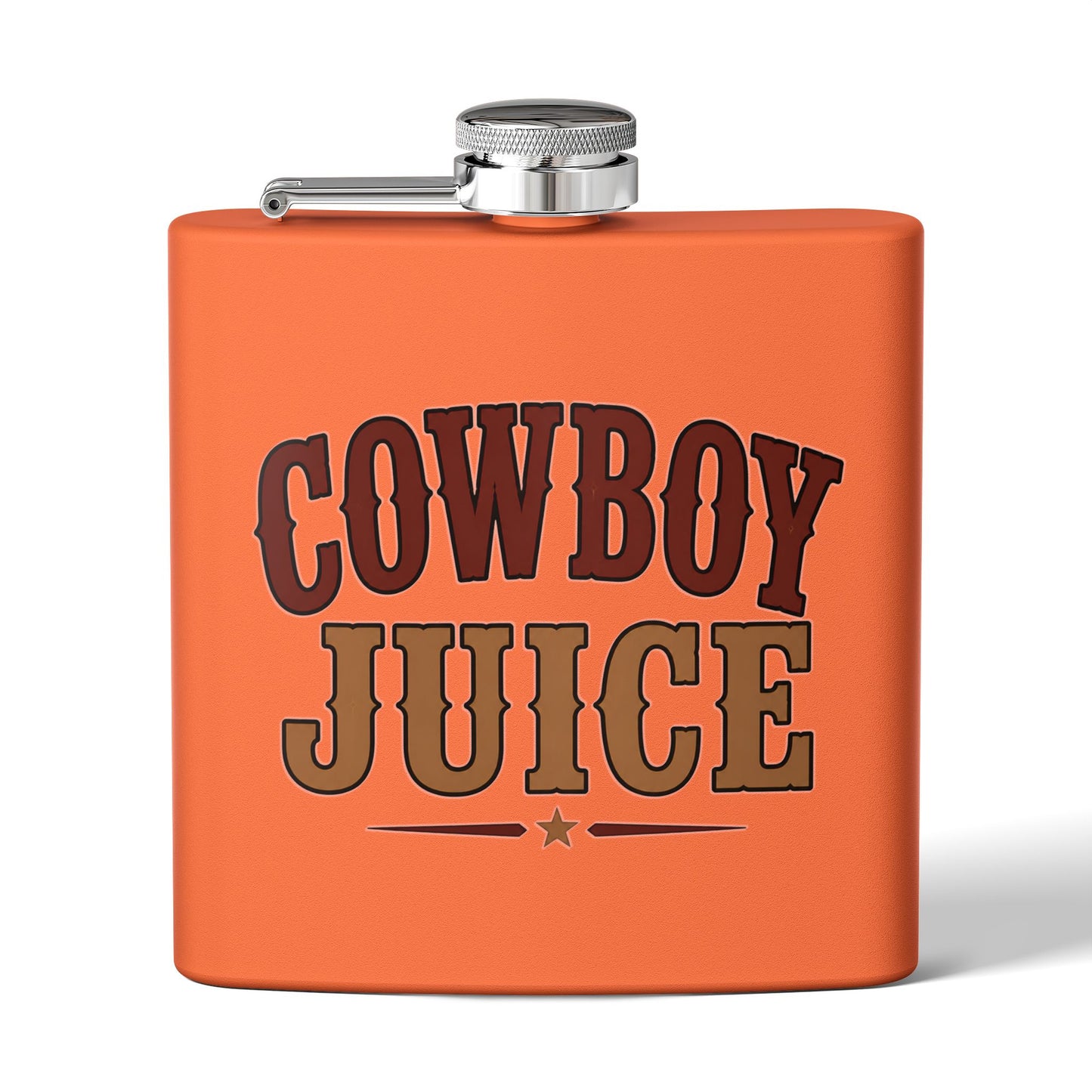 Cowboy Juice  Stainless Steel Flask, 6oz