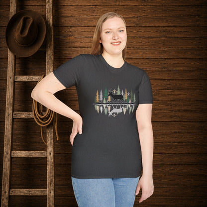Morning Reflection Pronghorn   Adult Size T-Shirt