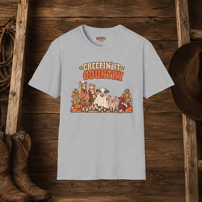 Creepin It Country   Adult Size T-Shirt