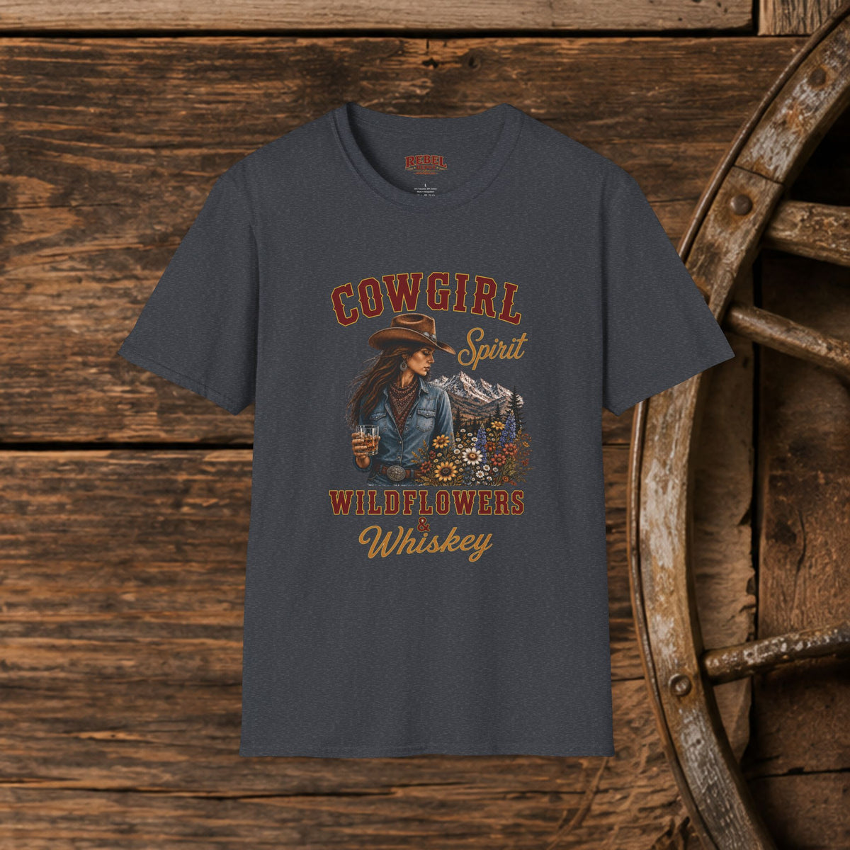 Cowgirl Spirit   Adult Size T-Shirt