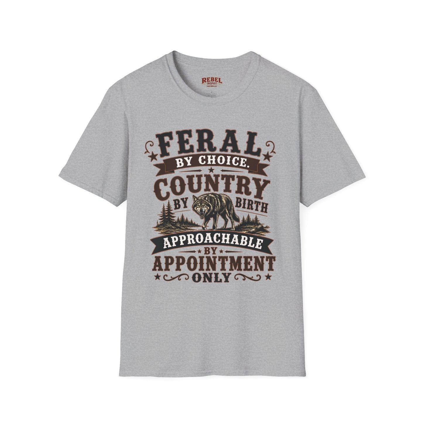 Feral By Choice  Adult Size T-Shirt