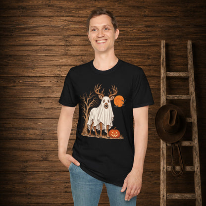 Patch Deer  Adult Size T-Shirt
