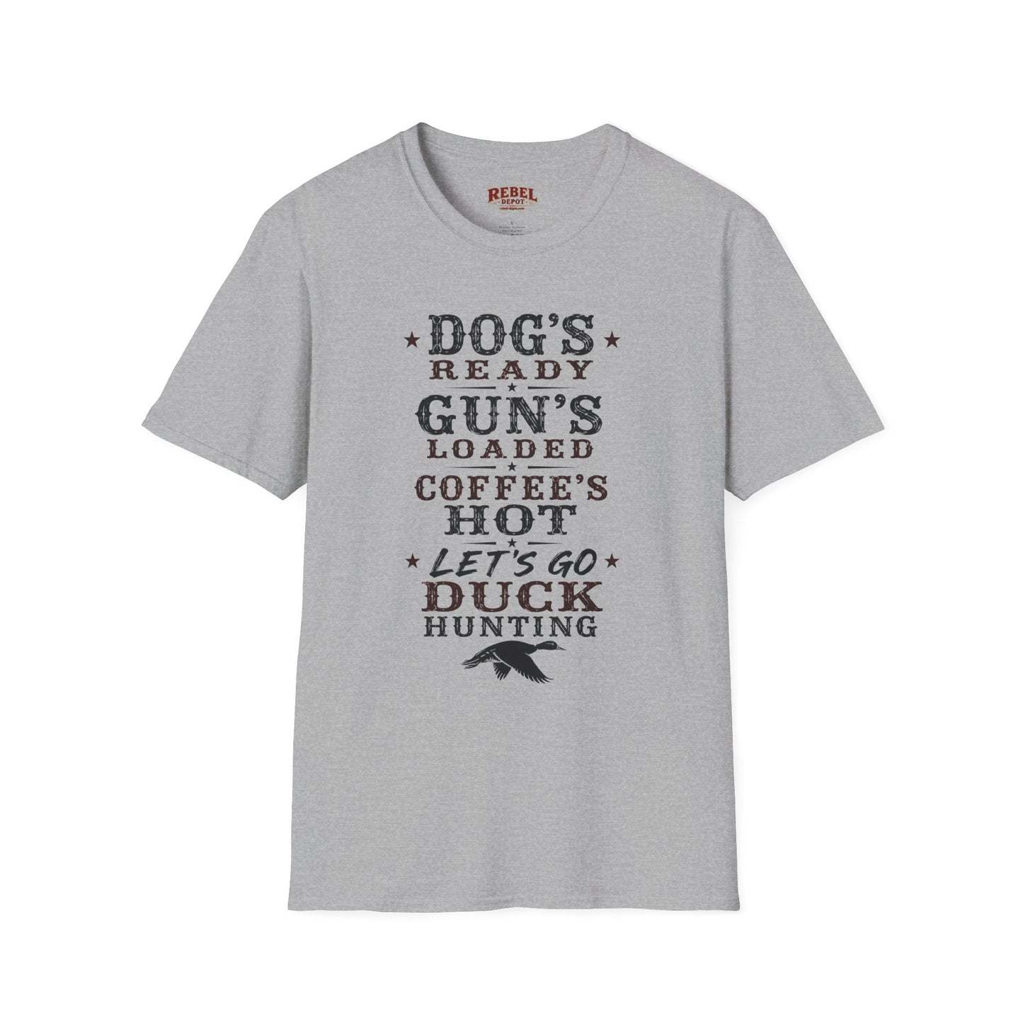 Dog Gun Duck  Adult Size T-Shirt