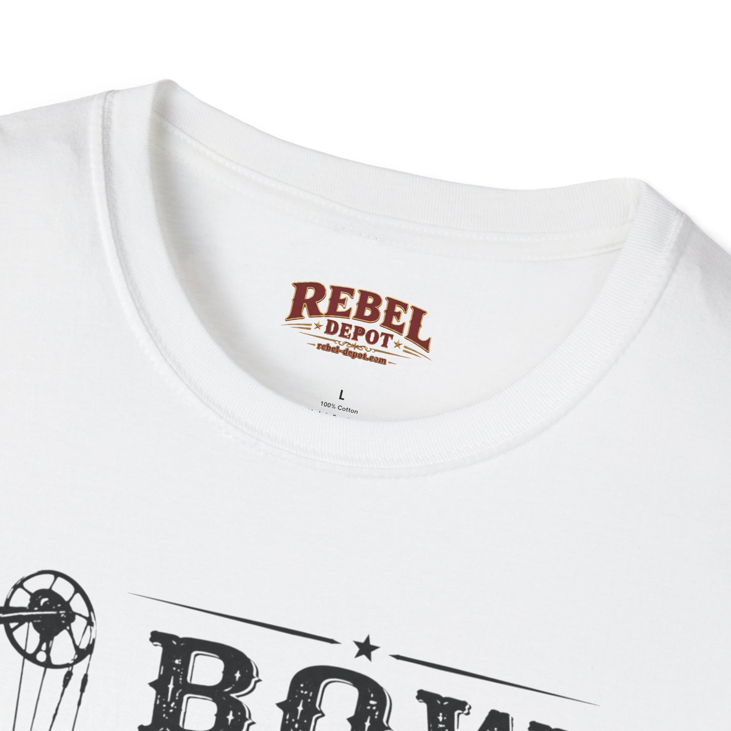 Bow Boots Coffee  Adult Size T-Shirt