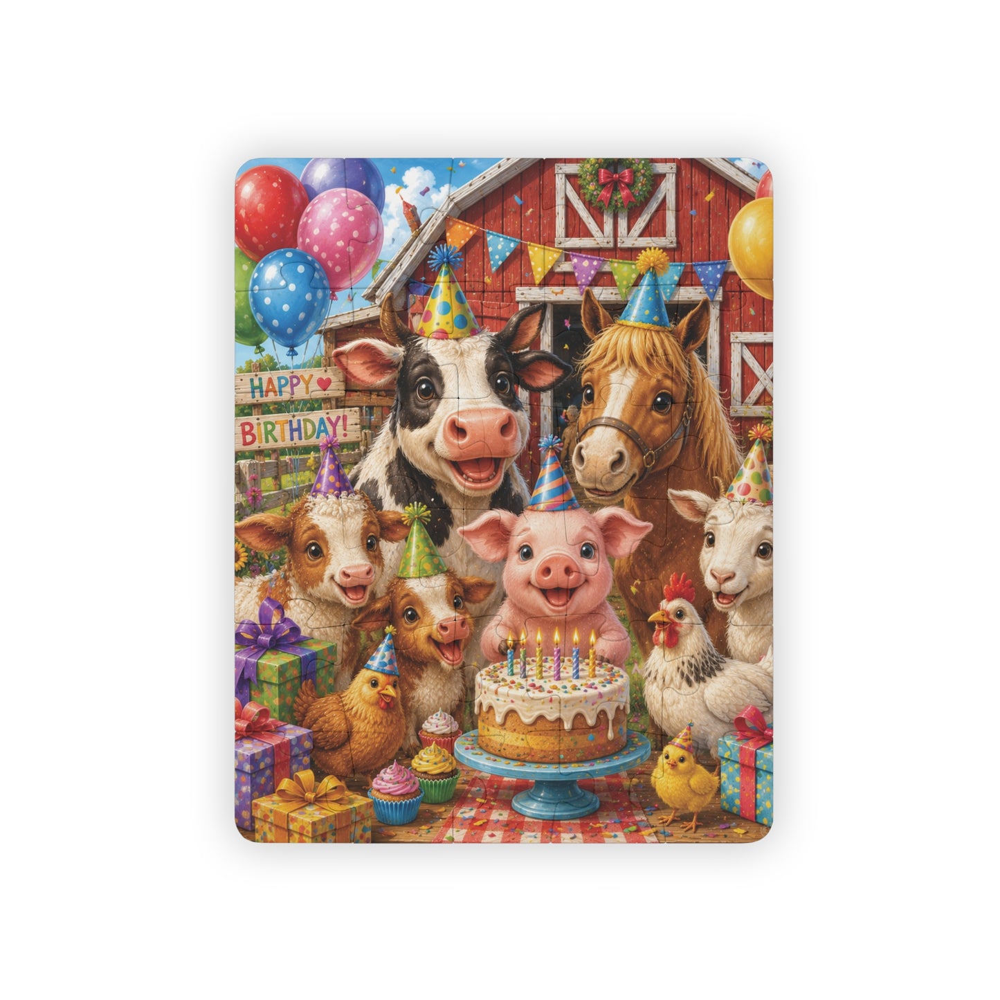 Barnyard Birthday  Kids' Puzzle 30-Piece