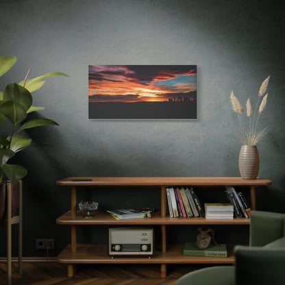Country Sunset Matte Canvas Art