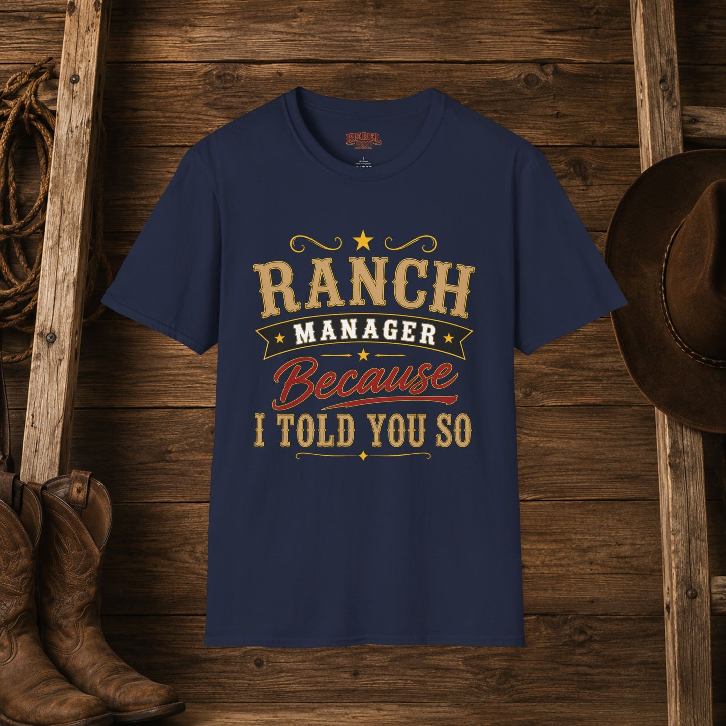 Ranch Manager  Adult Size T-Shirt