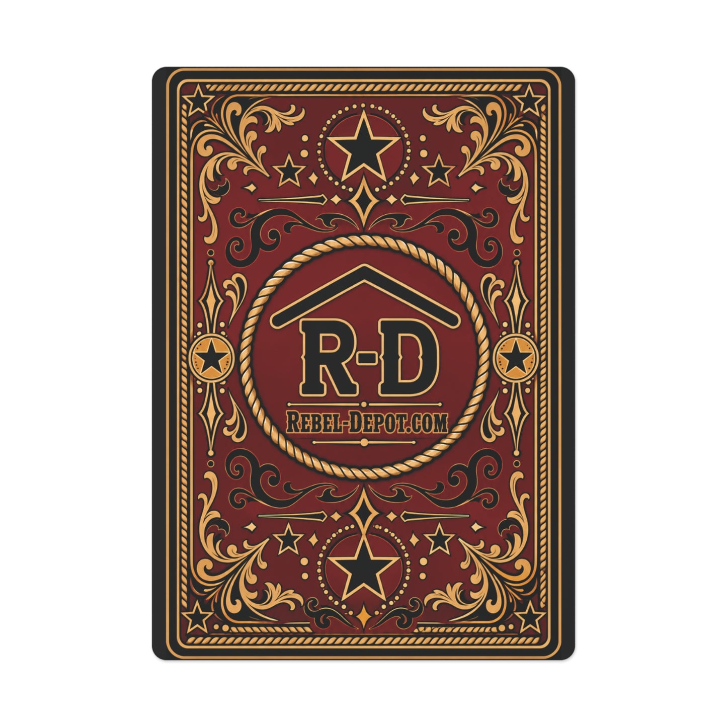 Rafter R-D Star  Poker Cards