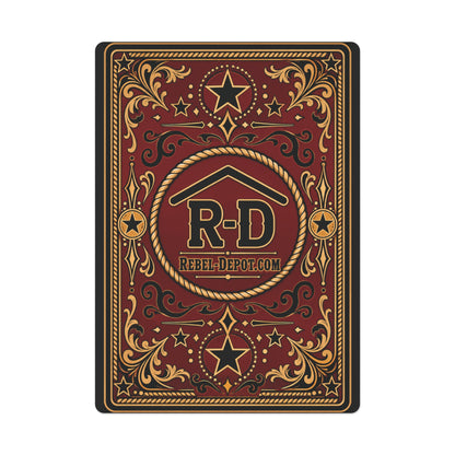 Rafter R-D Star  Poker Cards