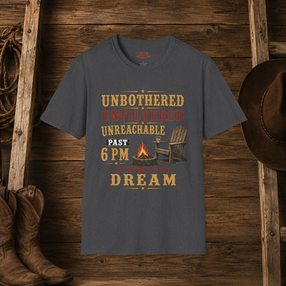Living The Dream  Adult Size T-Shirt