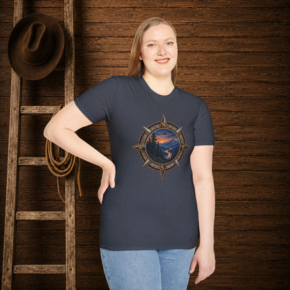 Compass Wilderness   Adult Size T-Shirt