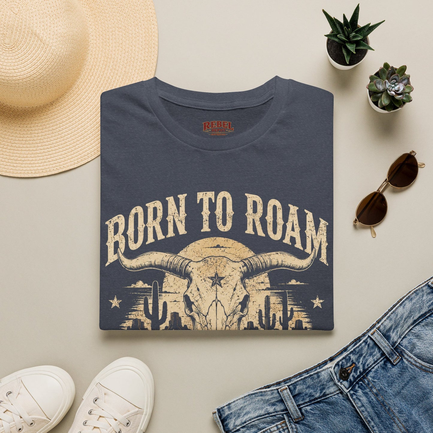 Born to Roam Cowboy T-Shirt