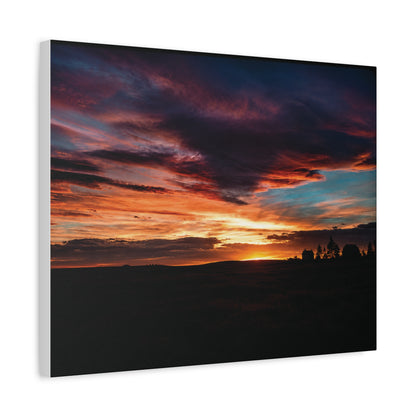 Country Sunset Matte Canvas Art