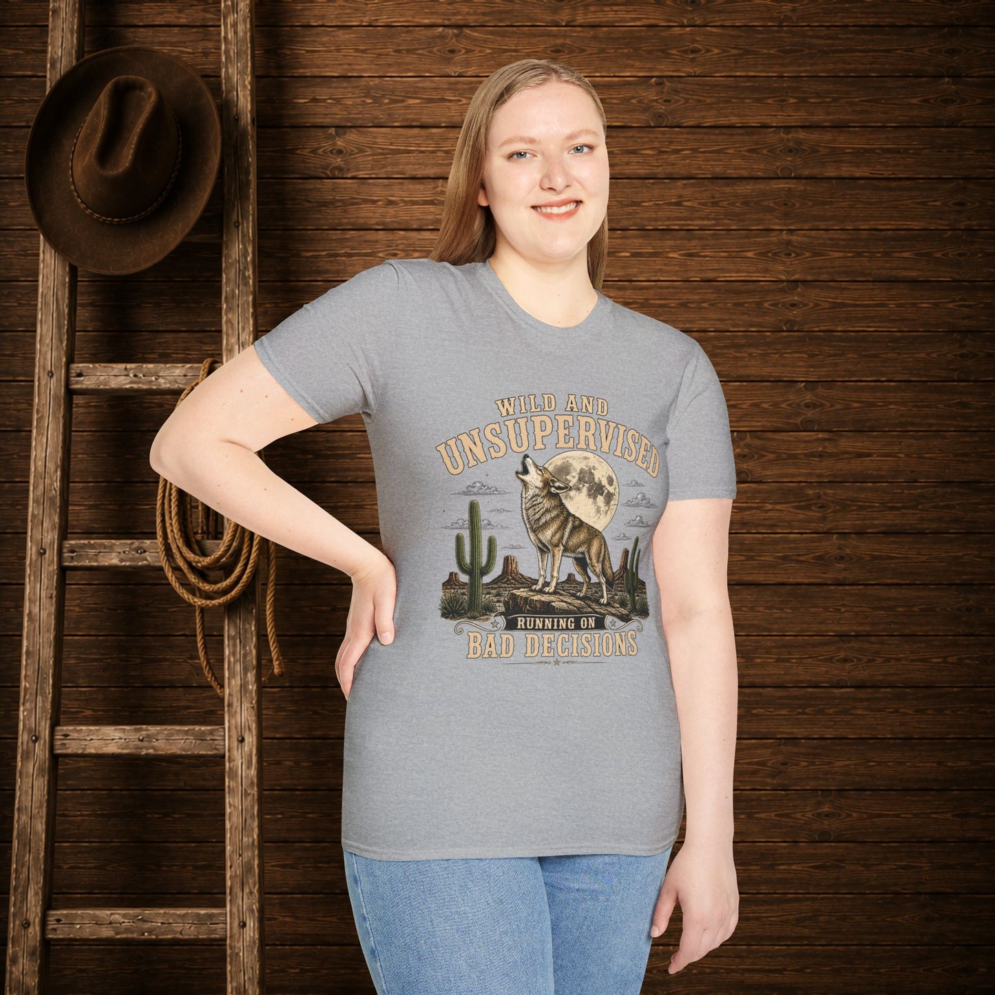Wild and Unsupervised Cowboy T-Shirt