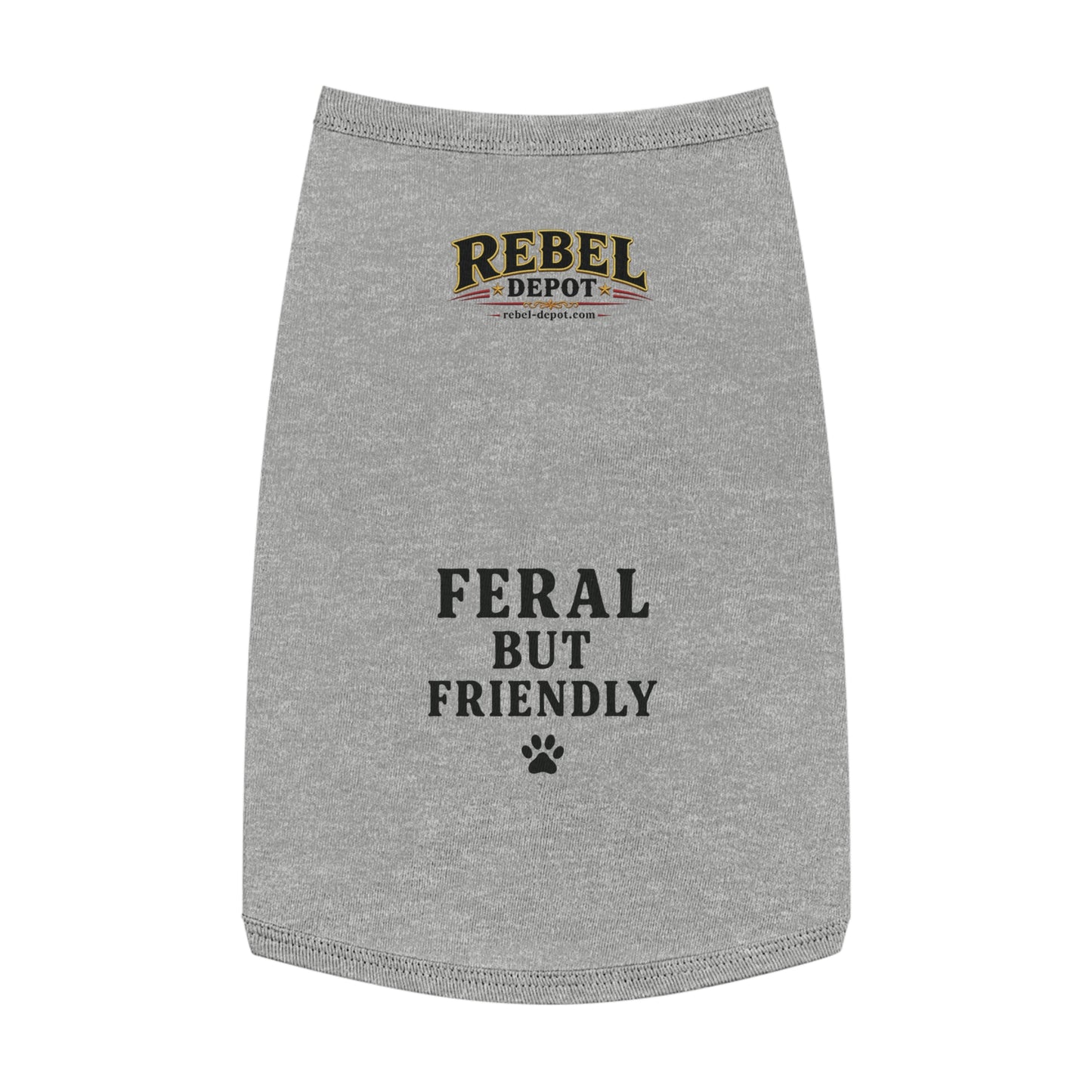 Feral But Friendly  Pet Tank Top