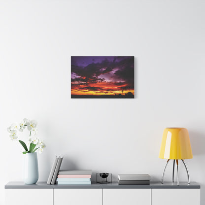 Ranch Sunset Matte Canvas Art