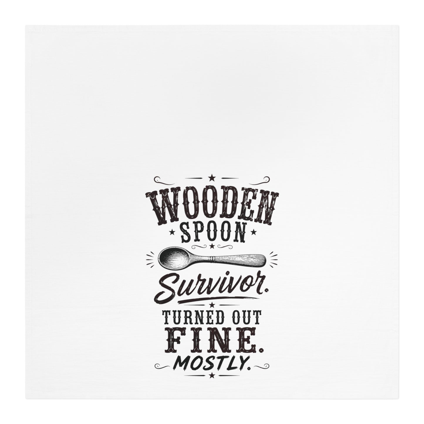 Wooden Spoon Survivor  Kitchen Tea Towel