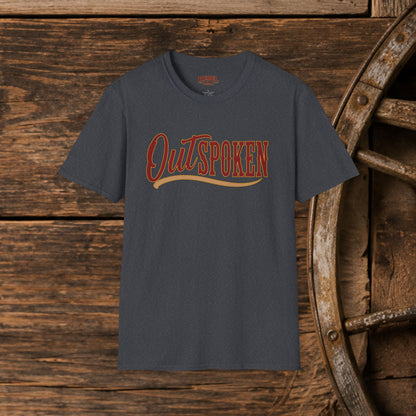 OutSpoken Cowgirl  Adult T-Shirt